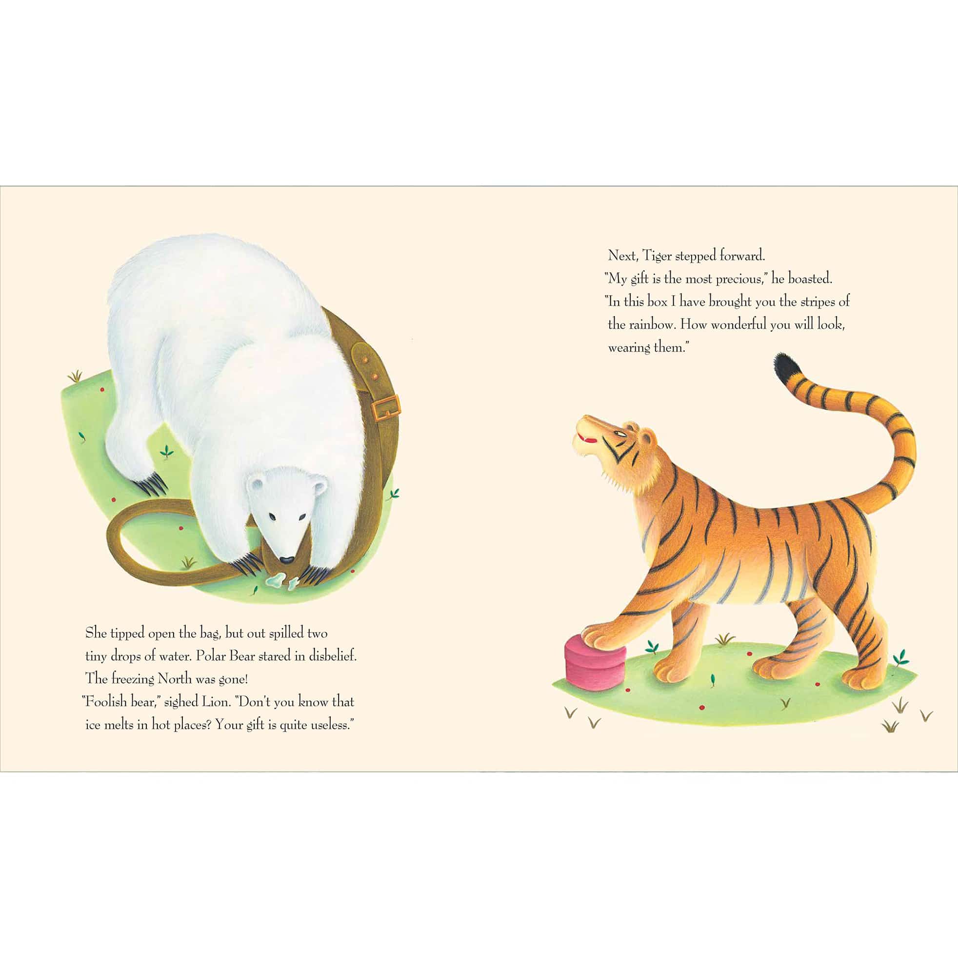 Lion's Precious Gift  Signed by the Illustrator Amanda Hall