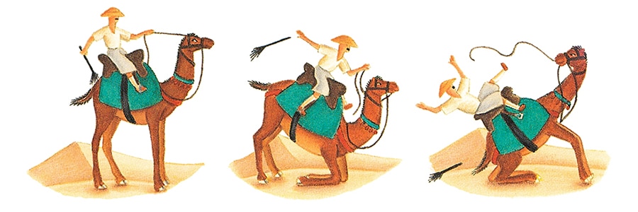 Illustration 15 ‘The Camel has never yet learned how to behave’ (Pixel dimensions available w2000 x h667)