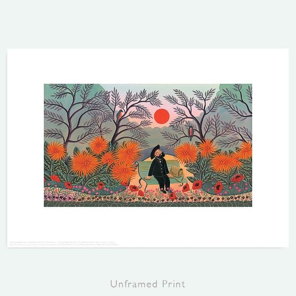 Henri Rousseau Flowers Inspiration Print – Illustration Art by Amanda Hall - Image 6