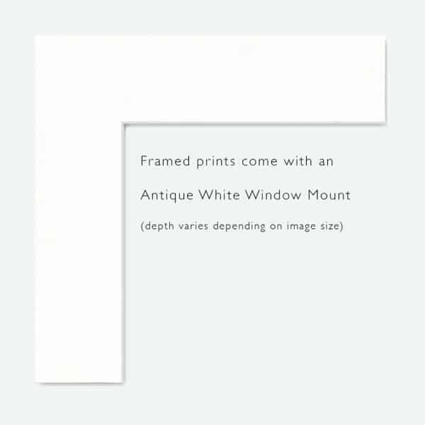 Antique White window mount sample