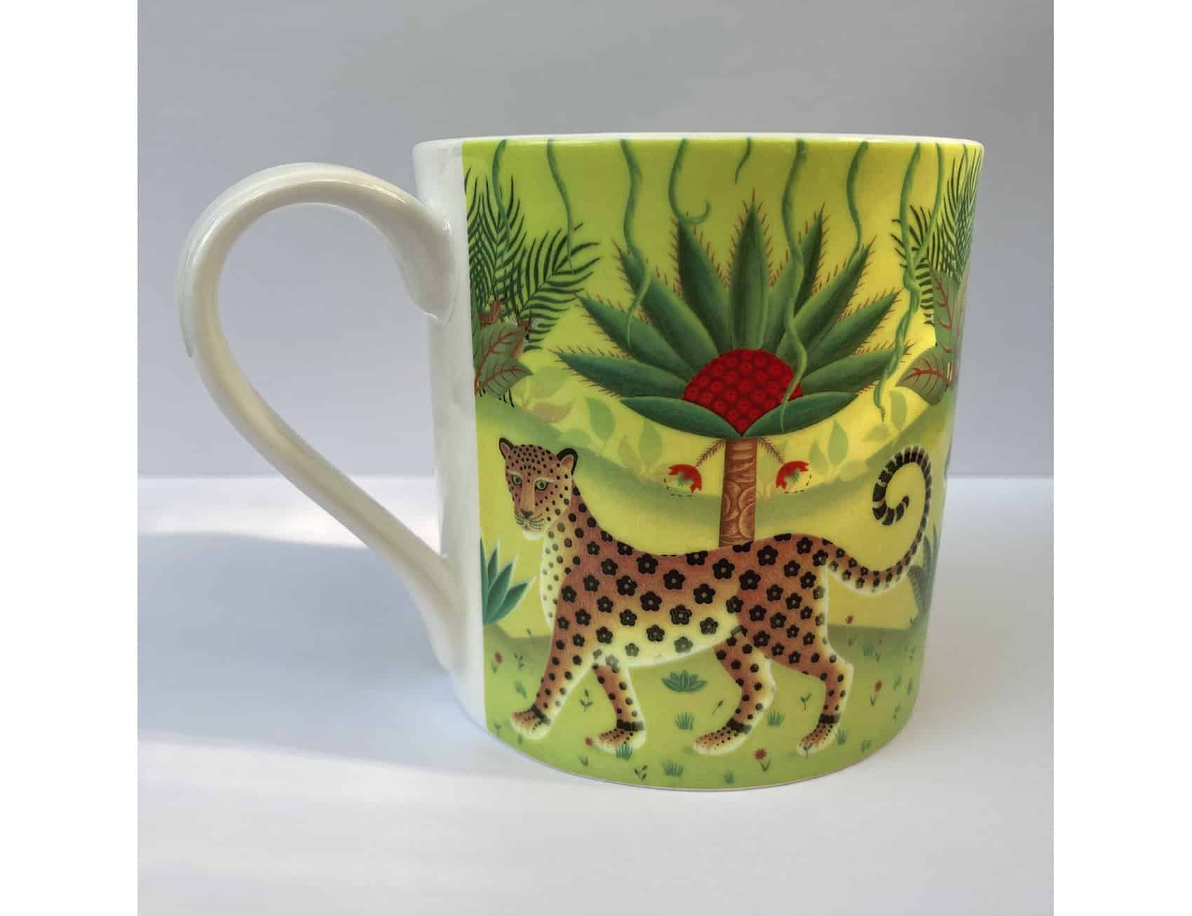 Ceramics Rousseau Jungles surface pattern design collection by Amanda Hall