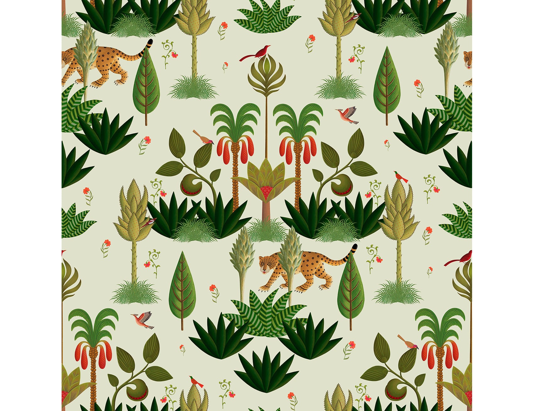 Jaguar Rousseau Jungles surface pattern design collection by Amanda Hall