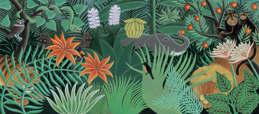 Henri Rousseau Jungle