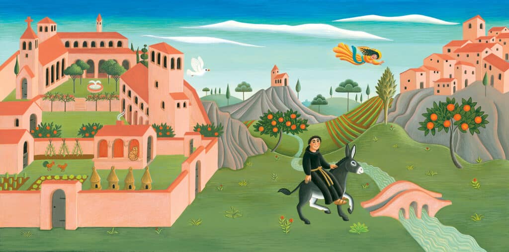 Monastery Illustration