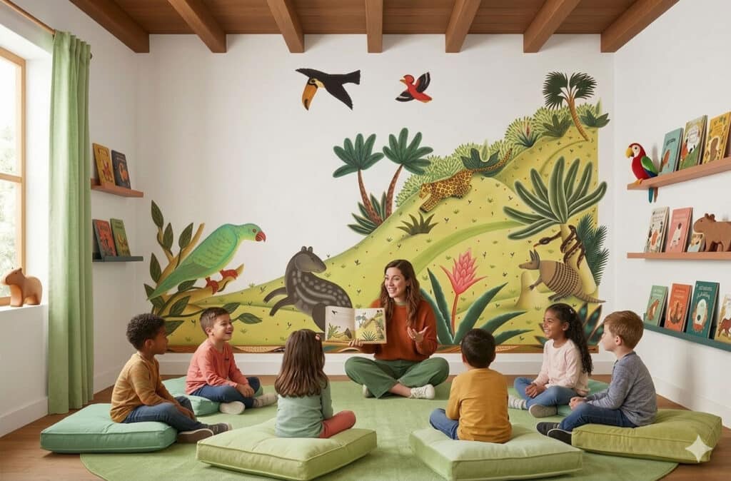 Jungle Animals Wall Decal