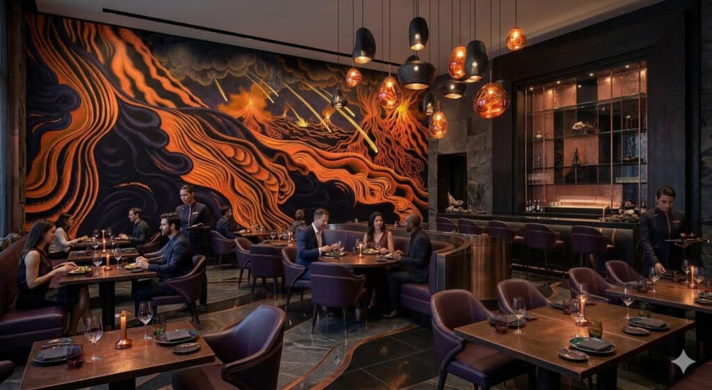 Lava Wall Art for Hospitality