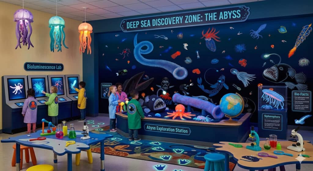 Sea Monster Illustration - Wall Art for Classrooms