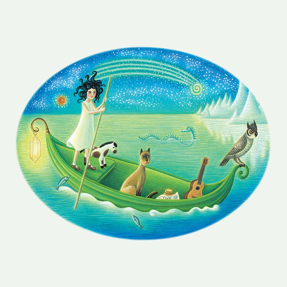 original book illustrations for sale - Out of This World